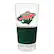 Front. Great American Products - Minnesota Wild 22oz. Pilsner Glass with Silicone Grip - Green.