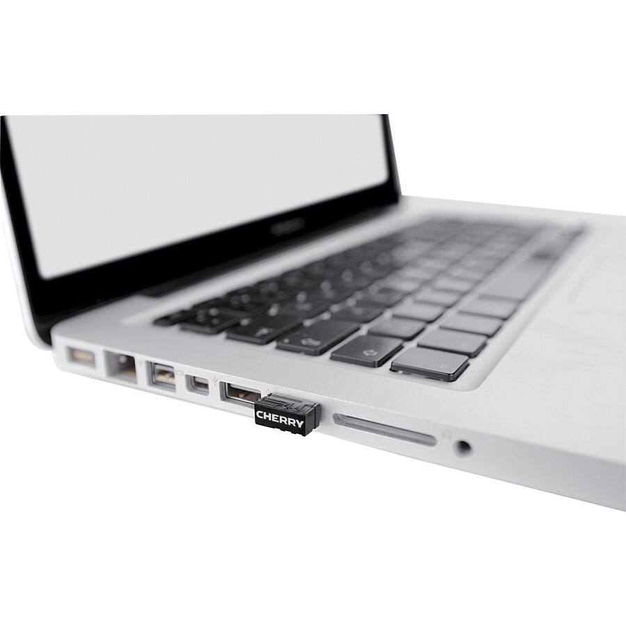 Alt View 4. CHERRY - CHERRY MW 3000 Wireless Mouse - Infrared - Wireless - 5 Button - Black - USB - 1750 dpi - Right-handed - Black.