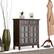 Left. Simpli Home - Acadian Entryway Storage Cabinet - Brunette Brown.