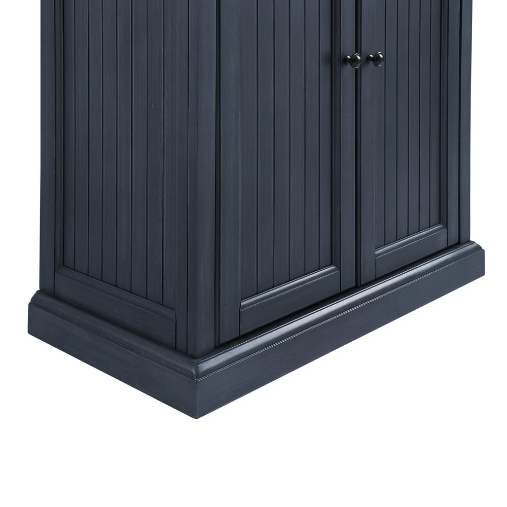 Crosley Furniture - Seaside Kitchen Storage Pantry - Distressed Navy price history on PriceWatchPro