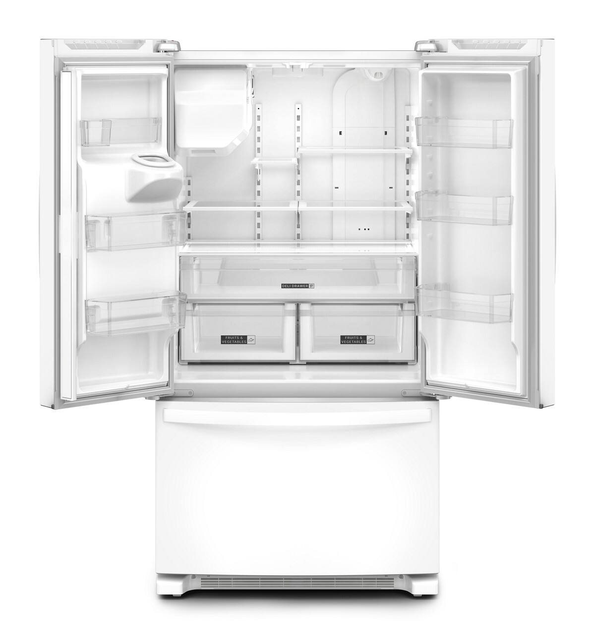 Whirlpool 24.7 Cu. Ft. French Door Refrigerator with Elevated Deli ...