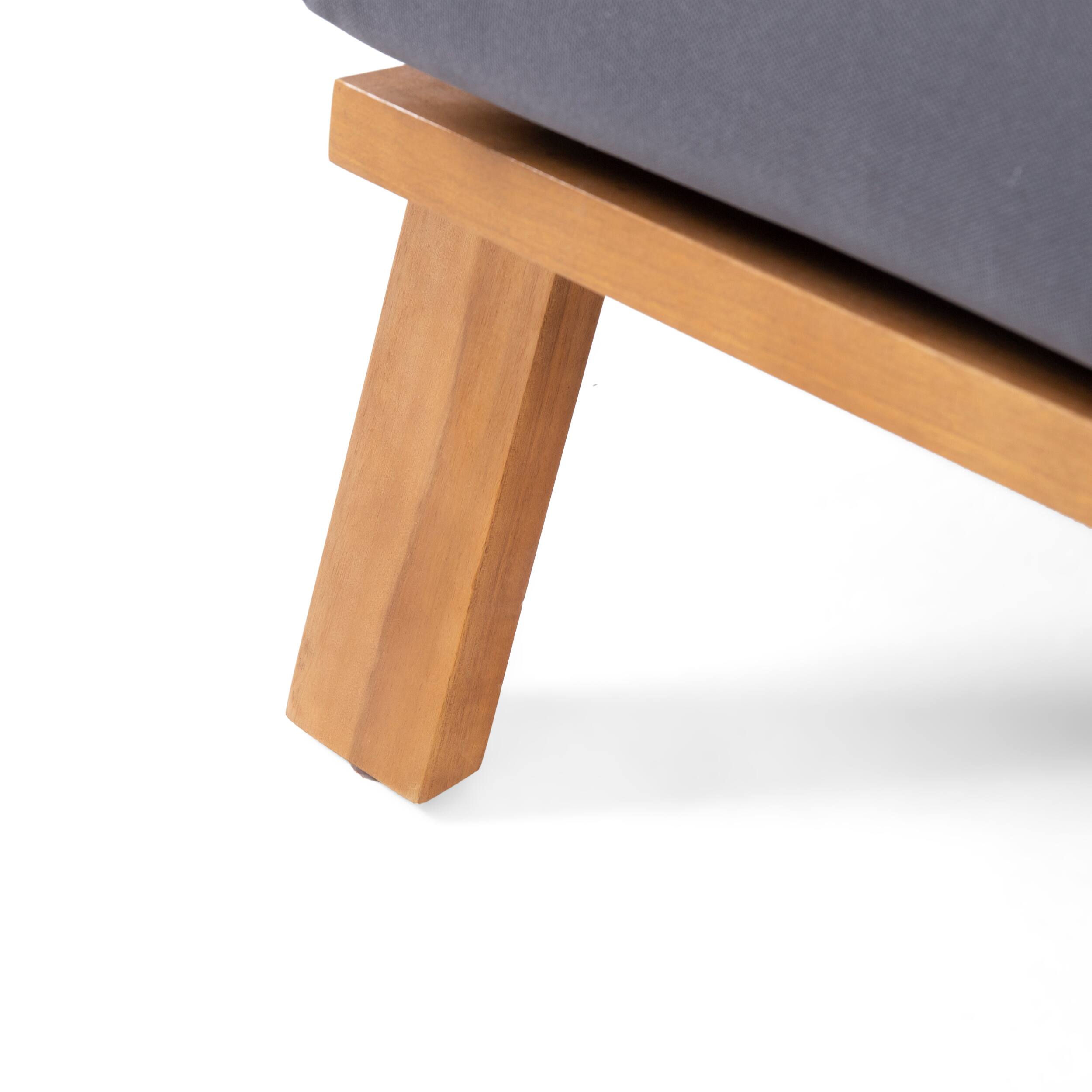 Alt View 5. Mondawe - Adirondack Chair with Weather-Resistant Cushions - Dark Grey.