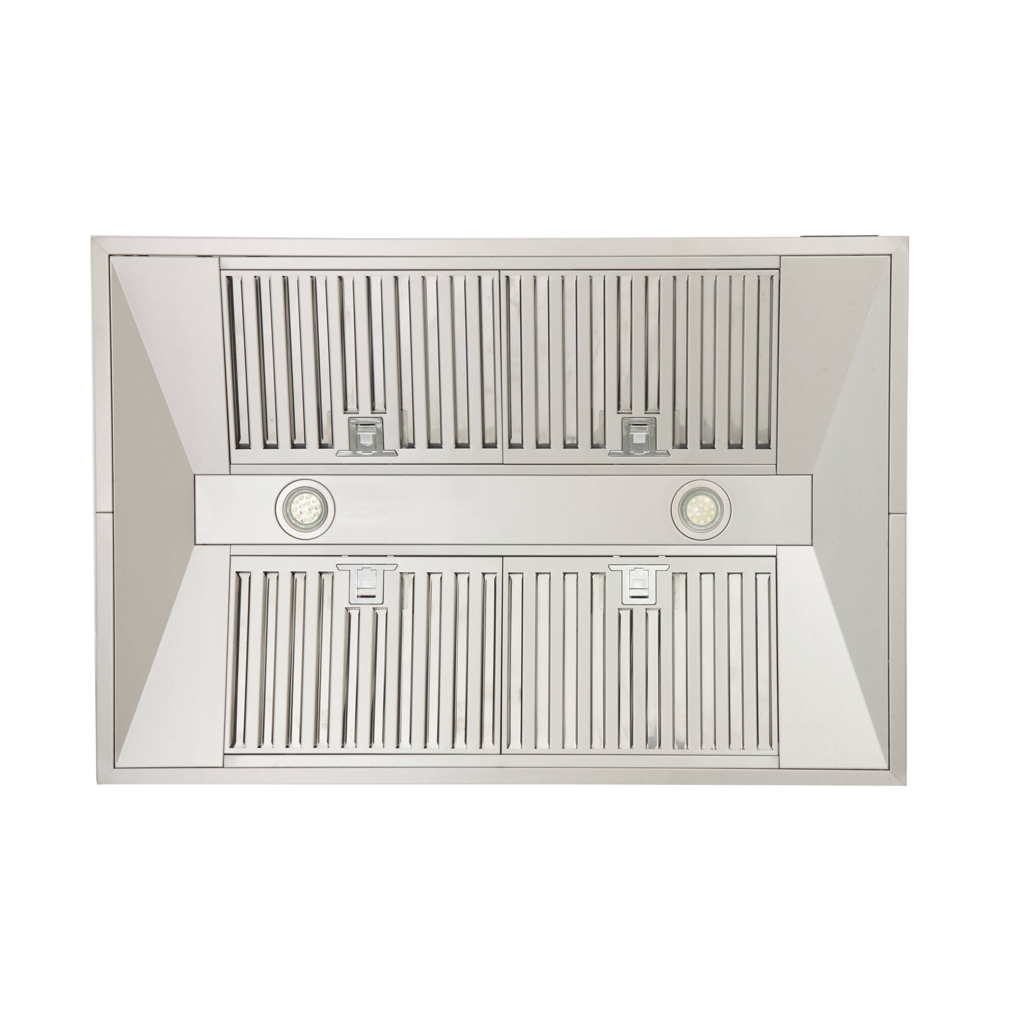 Back. Kucht - KUCHT Professional 36 in. Island Mounted Range Hood 900CFM in Stainless Steel - Stainless Steel.