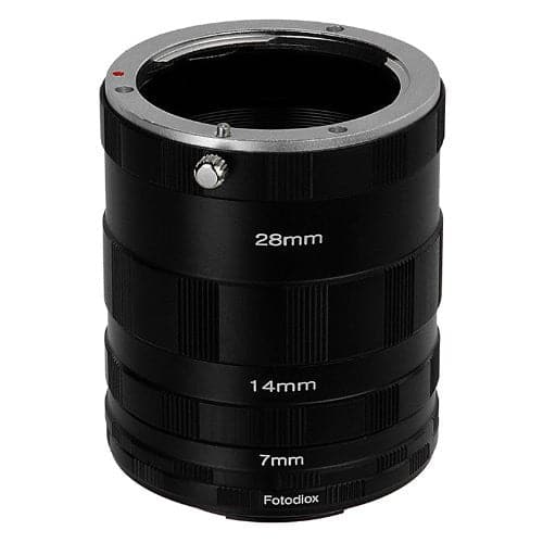 Fotodiox - Macro Extension Tube Set - Compatible with Fuji X Mount Cameras for Extreme Close-up Photography