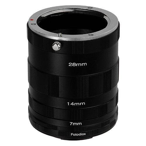 Fotodiox - Macro Extension Tube Set - Compatible with Fuji X Mount Cameras for Extreme Close-up Photography