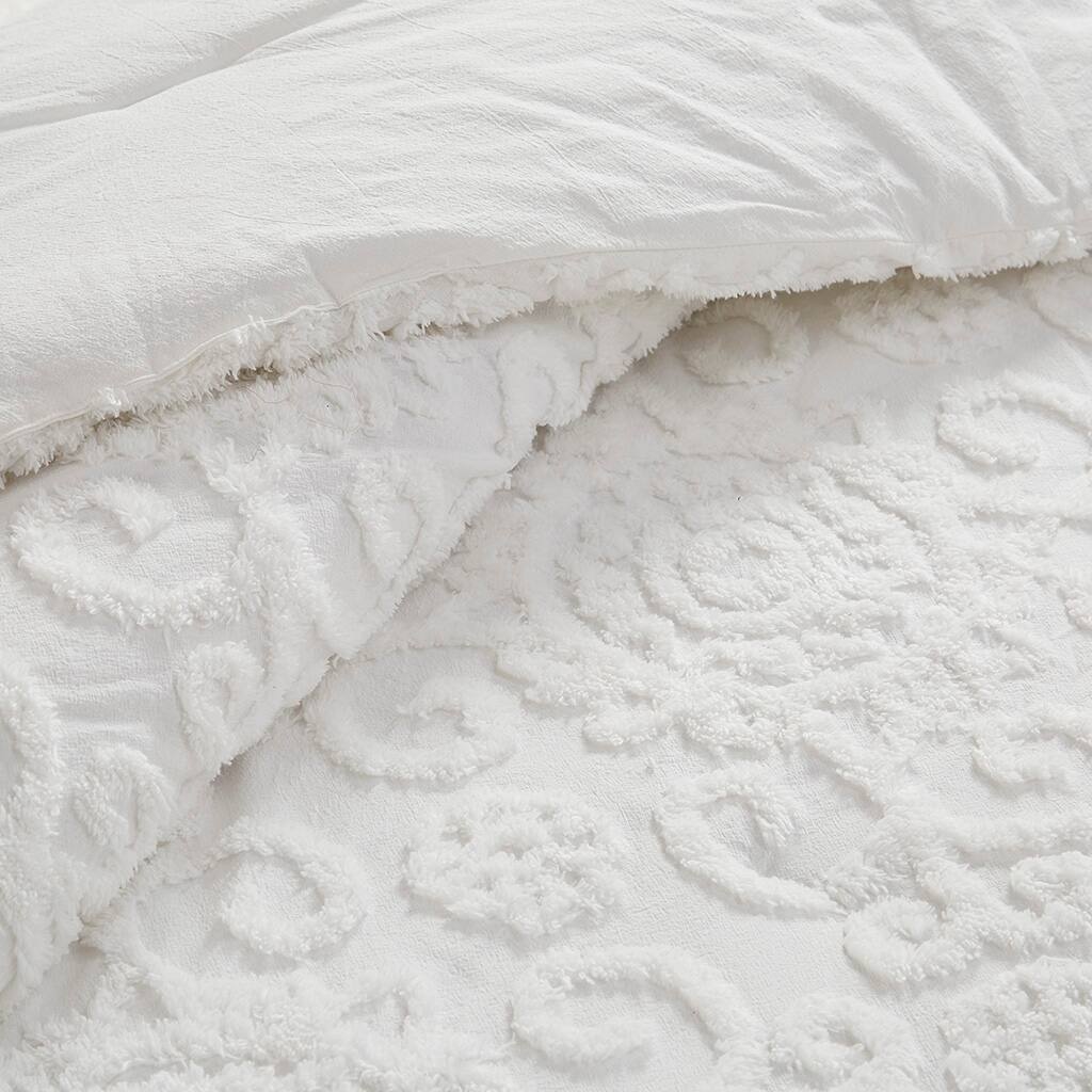 Alt View 5. Gracie Mills - Gracie Mills Lito Mini Cotton Duvet Set - Ivory.