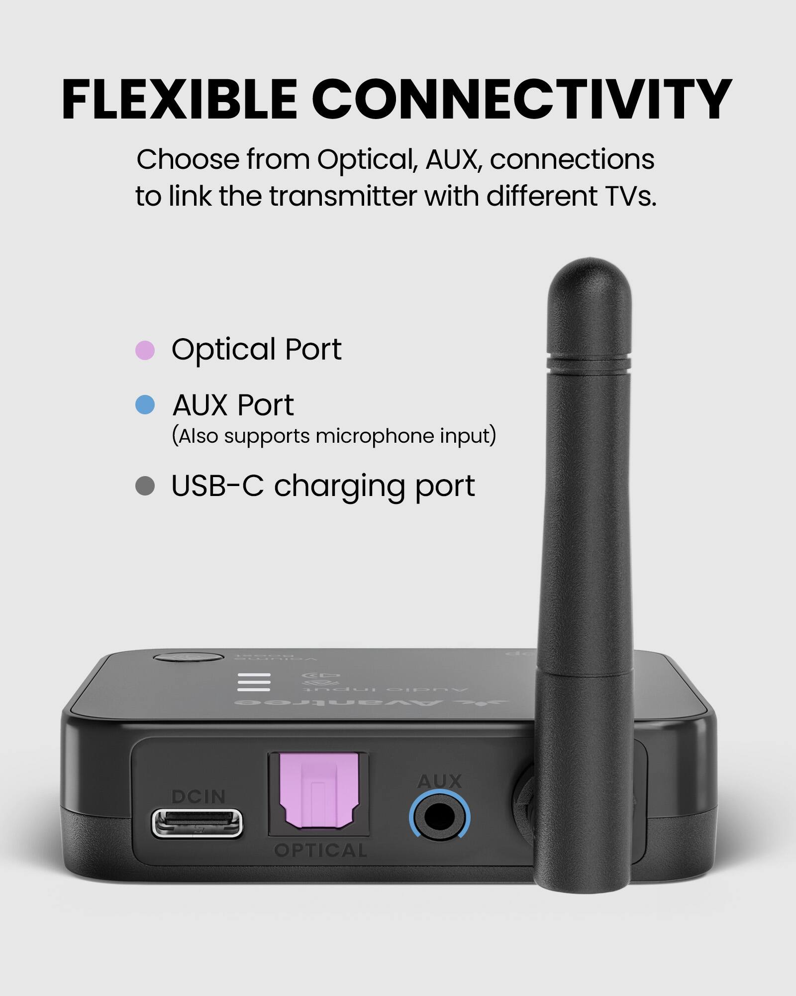 Alt View 3. Avantree - Avantree Aura Loop Dual – Next-Gen Wireless Auracast TV Earbuds, Includes Two Pairs for Shared Listening.