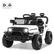 Front. Costway - Costway 12V Kids Ride on Truck Car Battery Powered Electric Vehicle with Remote Control - White.