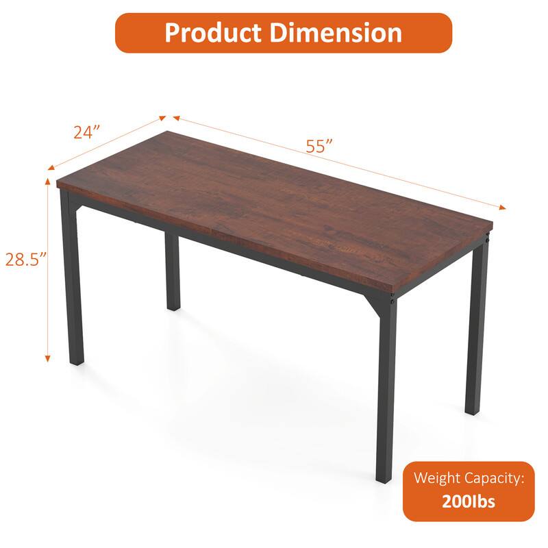 Product Dimension: 24" x 55" x 28.5"  
Weight Capacity: 200lbs