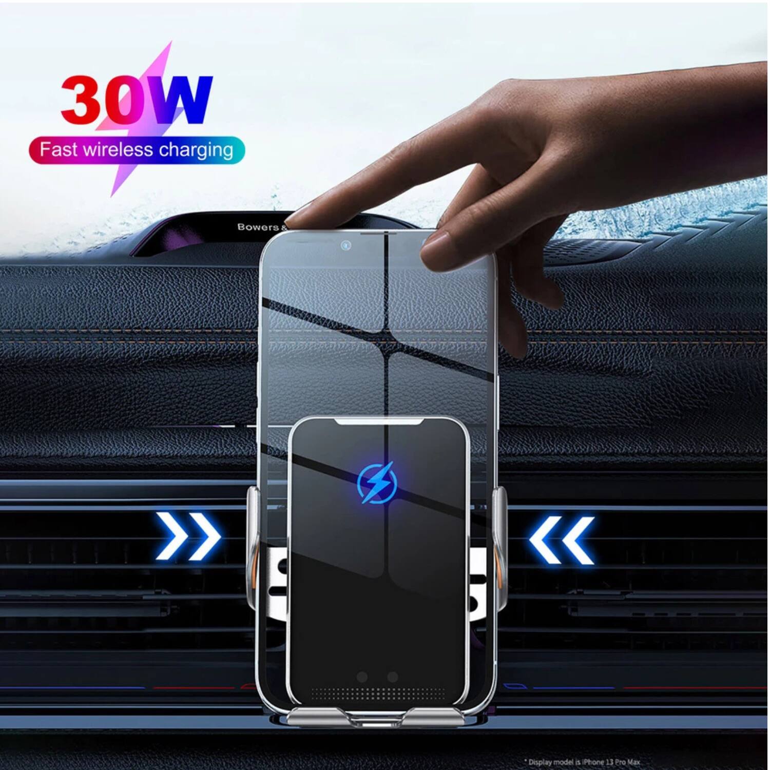30W Fast wireless charging

Bowers &

Display model is iPhone 13 Pro Max