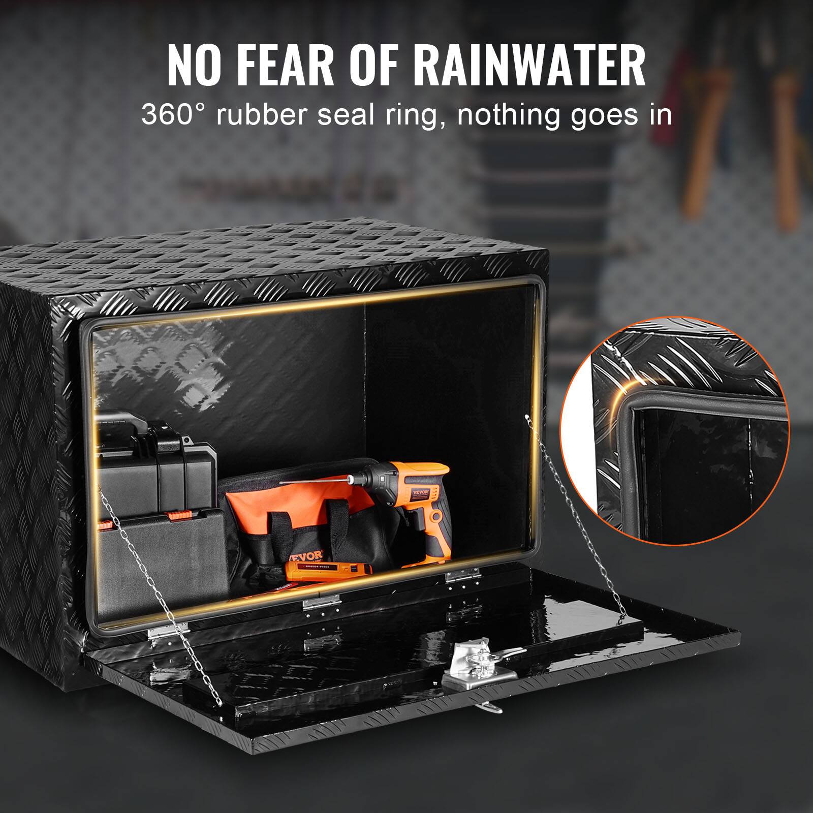 NO FEAR OF RAINWATER 360 rubber seal ring, nothing goes in