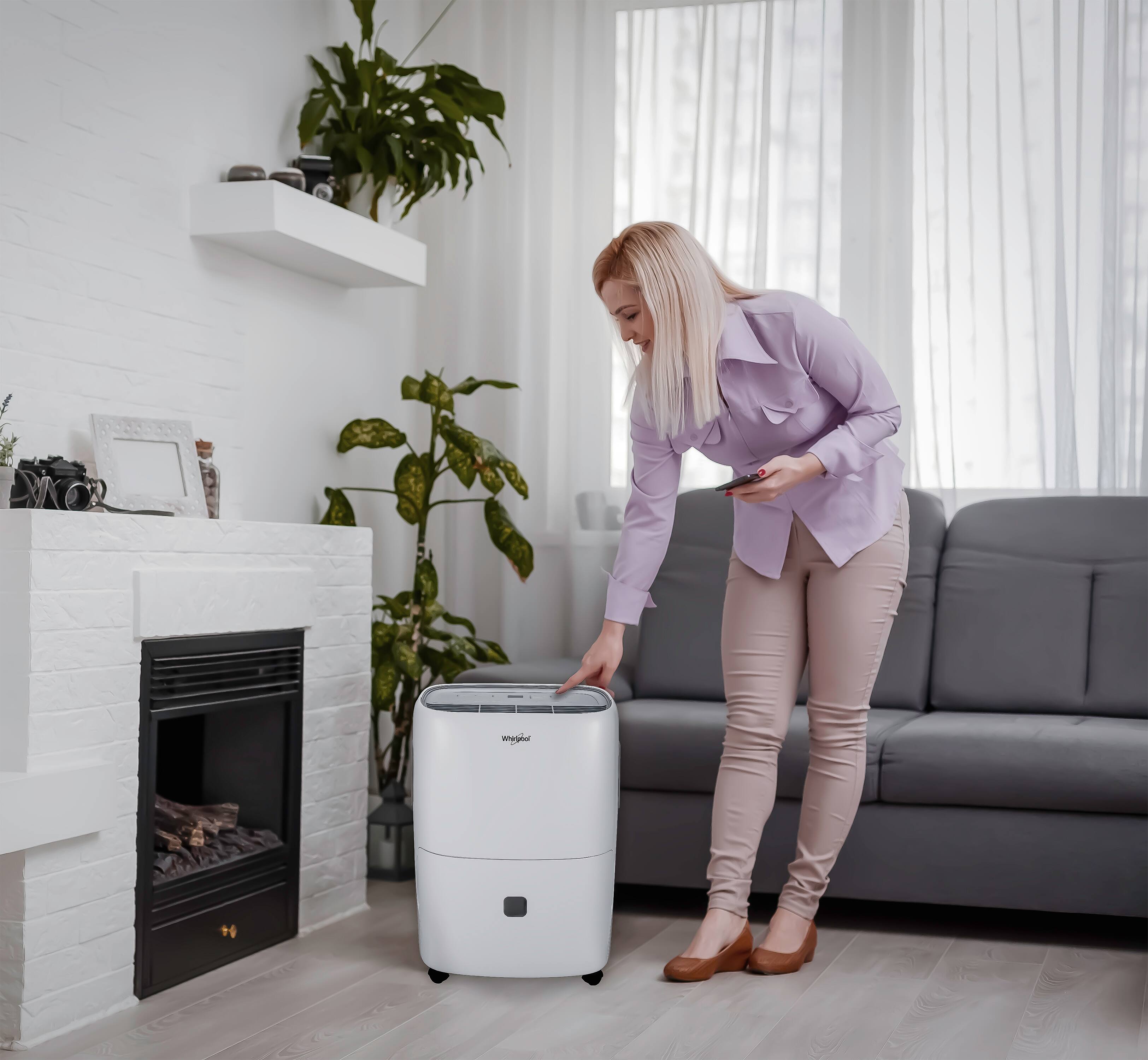 Customer reviews whirlpool 40 pint dehumidifier white whad401cw best buy