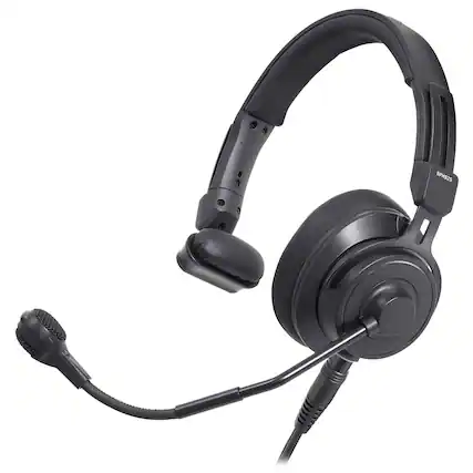 Front. Audio-Technica - BPHS2SA Single Ear Headset.
