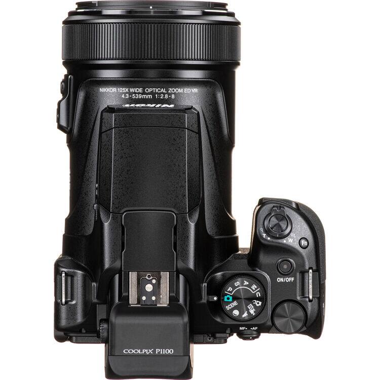 NIKKOR 125X WIDE OPTICAL ZOOM ED VR  
4.3-539mm 1:2.8-8  
COOLPIX P1100