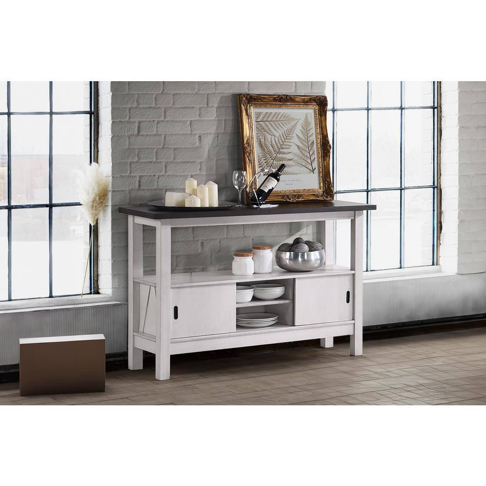 Angle. New Classic Furniture - Maisie Server - Brown.