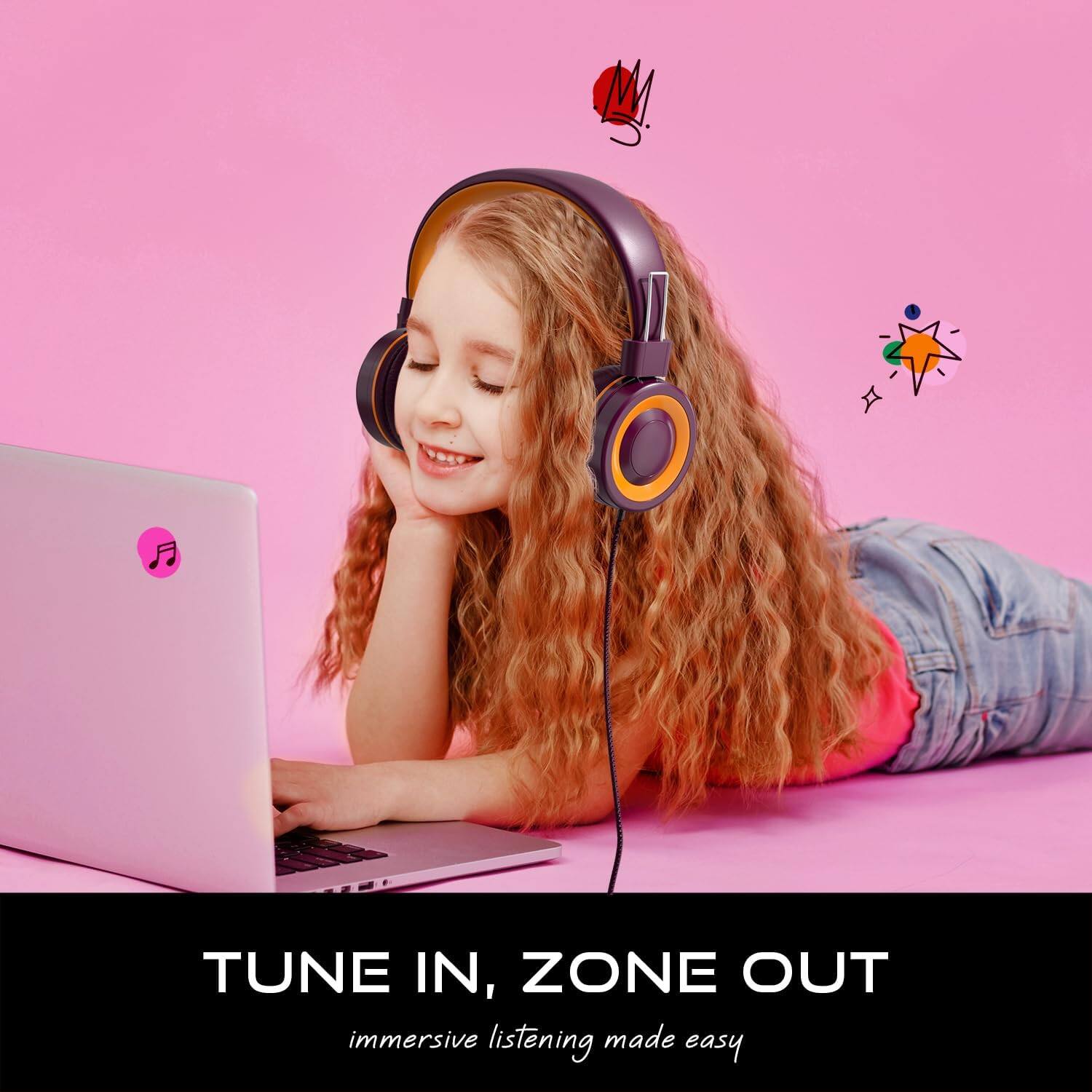 TUNE IN, ZONE OUT  
immersive listening made easy