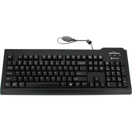 Seal Shield - Silver Seal Waterproof Keyboard - Cable Connectivity - USB Interface - 105 Key(s) - Belgian - AZERTY Layout - Black