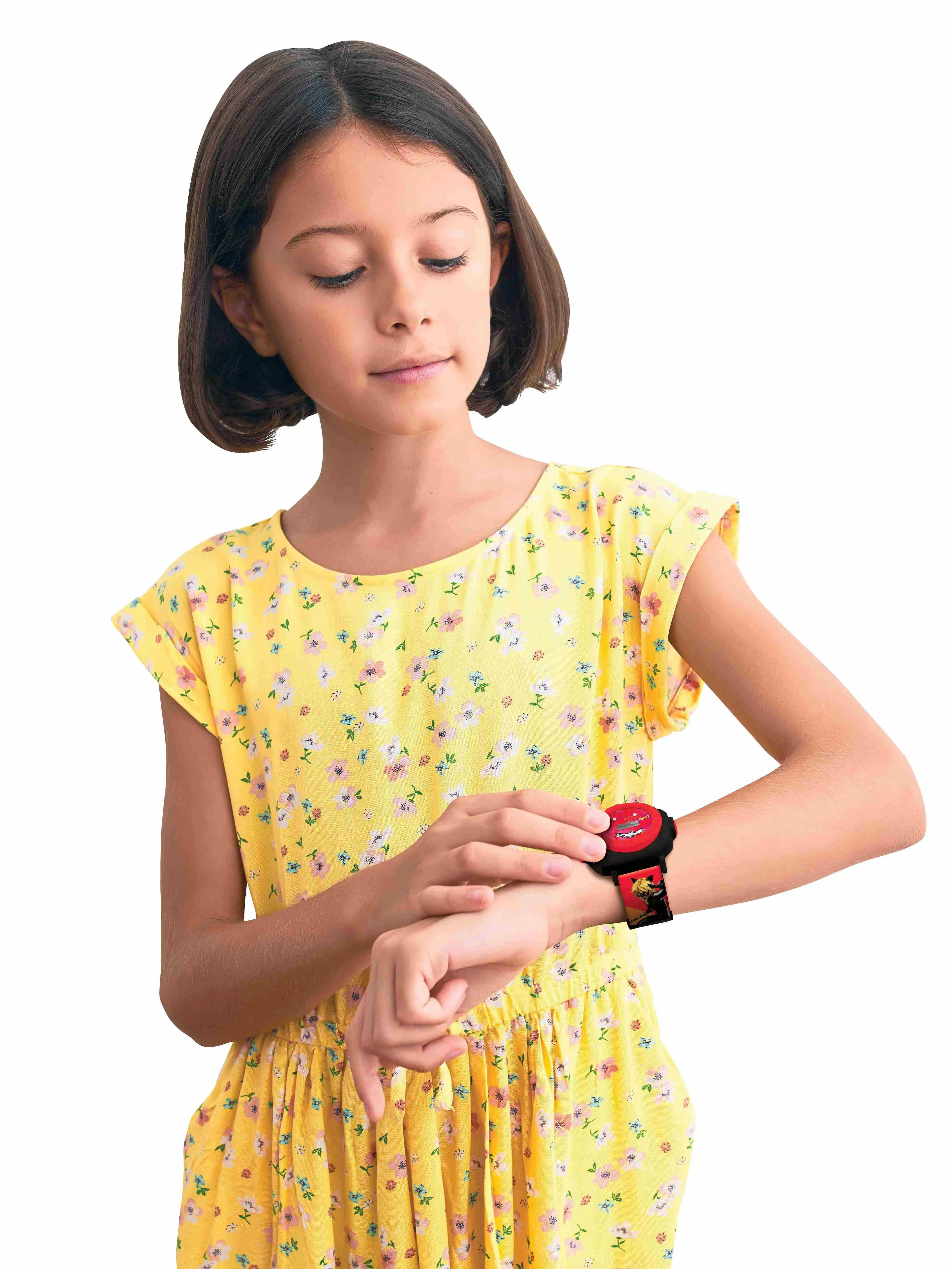 Alt View 10. Lexibook - Miraculous Digital Projection Watch with 20 Images to Project - RED.