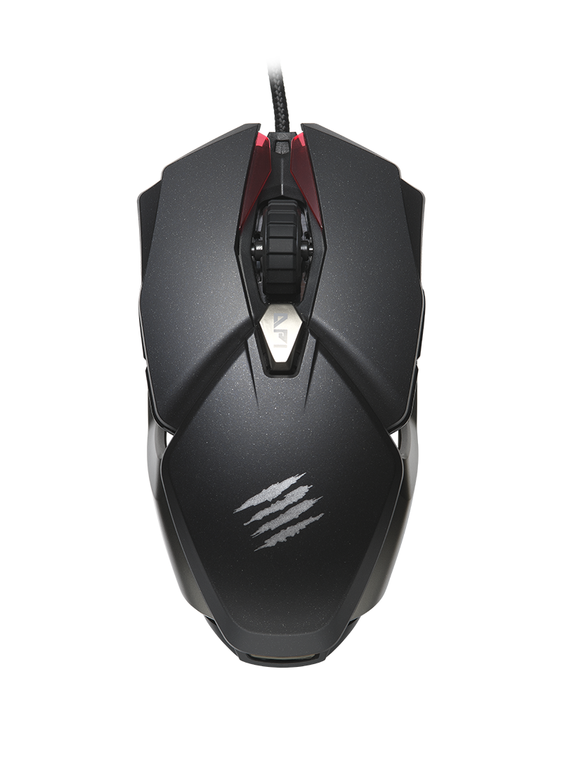 Alt View 2. Mad Catz - Mad Catz - B.A.T. 6+ Ambidextrous Gaming Mouse with 16K DPI Sensor DAKOTA 60M Clicks - Wired - Black.