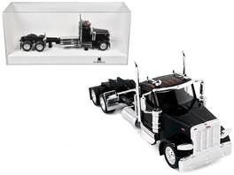 HO Logistics Replicas - Peterbilt 589 2-Axel Day Cab Black 1/87 (HO) Scale Plastic Model Car by HO Logistics