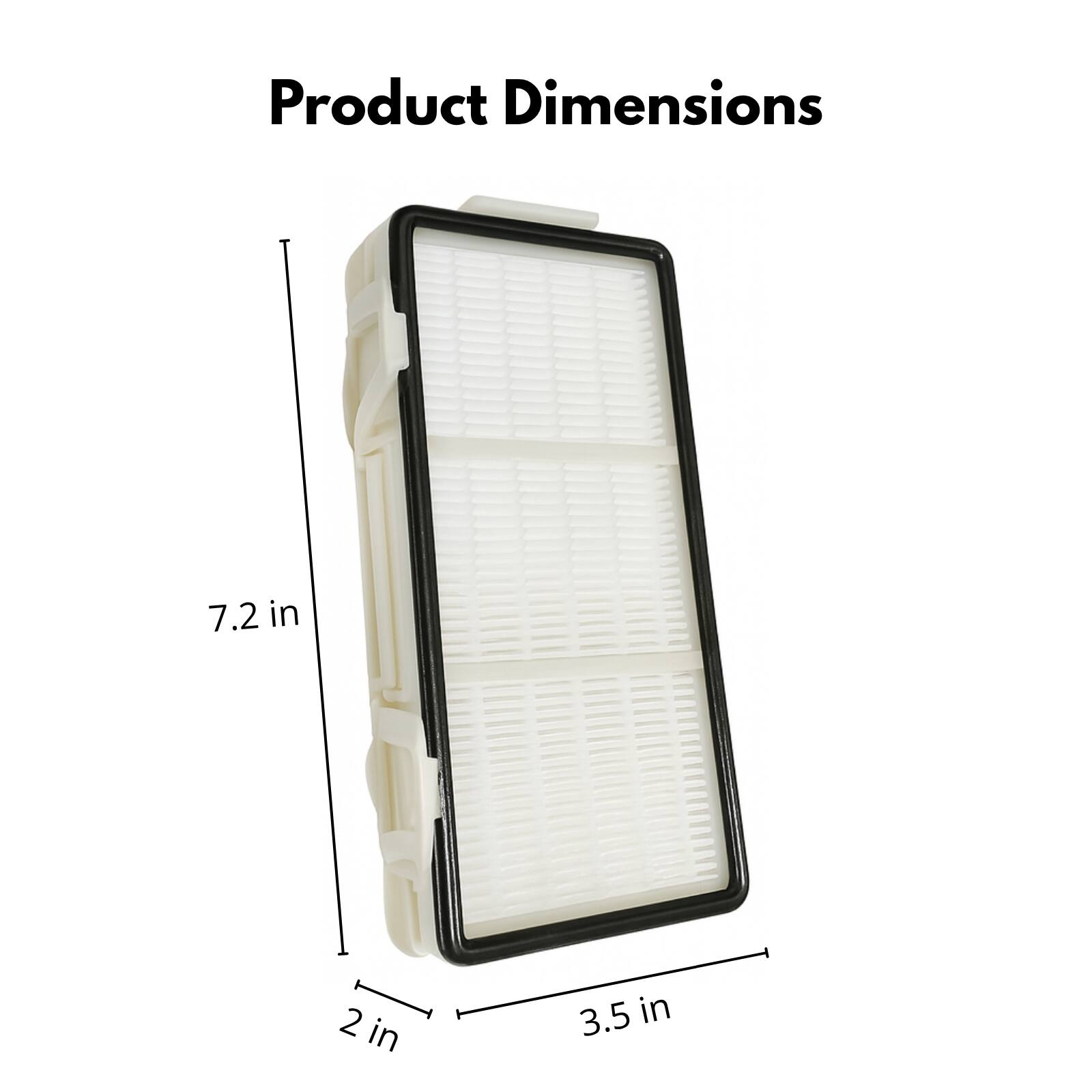 Product Dimensions  
7.2 in x 2 in x 3.5 in