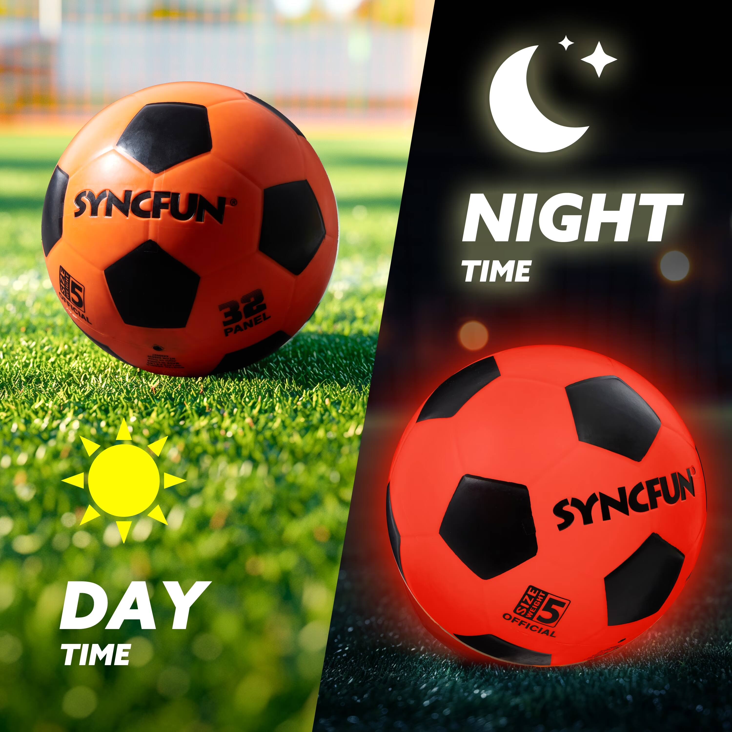 SYNCFUN* 5 FEL 2 32 A PANEL - I PC  
NIGHT TIME  
DAY TIME  
SYNCFUN'  
WEIGHT 5  
OFFICIAL