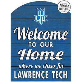 Jardine - Lawrence Technological University Devils 16'' x 22'' Indoor/Outdoor Marquee Sign - Blue