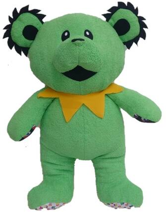 Front. PopMarket - Grateful Dead - Daphyl's - Grateful Dead - Dancing Bear - 22" Interactive Plush GDFZB - COLLECTIBLES - Multicolor.
