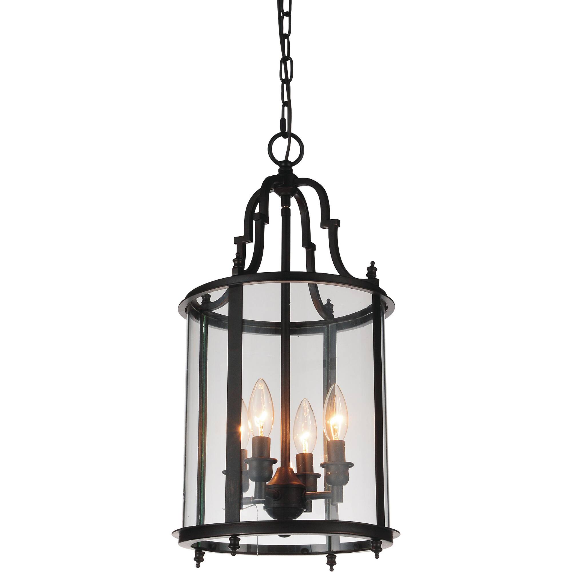 CWI Lighting - Desire 4 Light Drum Shade Mini Pendant With Oil Rubbed Bronze Finish - Oil-Rubbed Bronze
