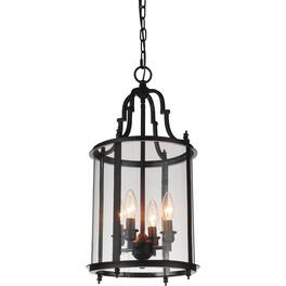 CWI Lighting - Desire 4 Light Drum Shade Mini Pendant With Oil Rubbed Bronze Finish - Oil-Rubbed Bronze