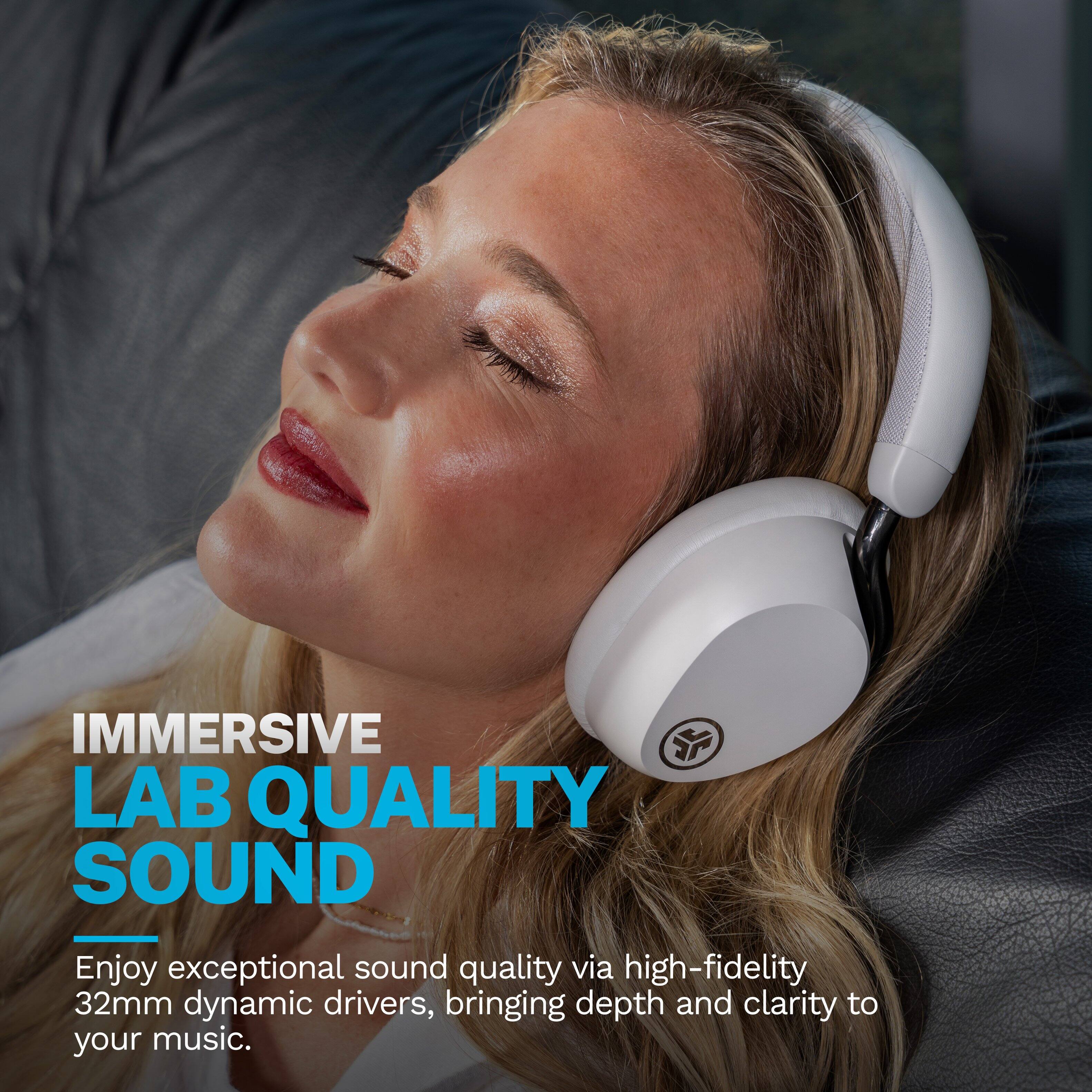 IMMERSIVE LAB QUALITY SOUND  
Enjoy exceptional sound quality via high-fidelity 32mm dynamic drivers, bringing depth and clarity to your music.