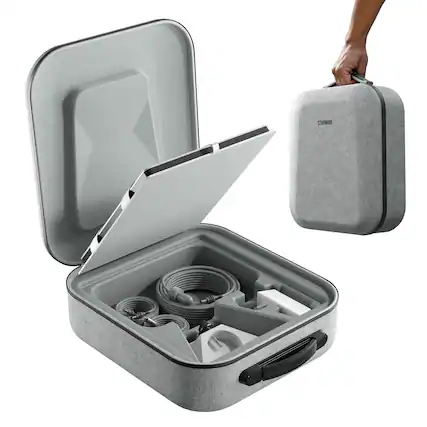 Front. Starware - STARWARE Starlink Mini Case, Protective Storage Bag for Starlink Mini Accessories - Black.