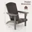 Product Dimensions: 330 lbs Max Load, 39" x 30" x 21" x 21" x 16" x 36".