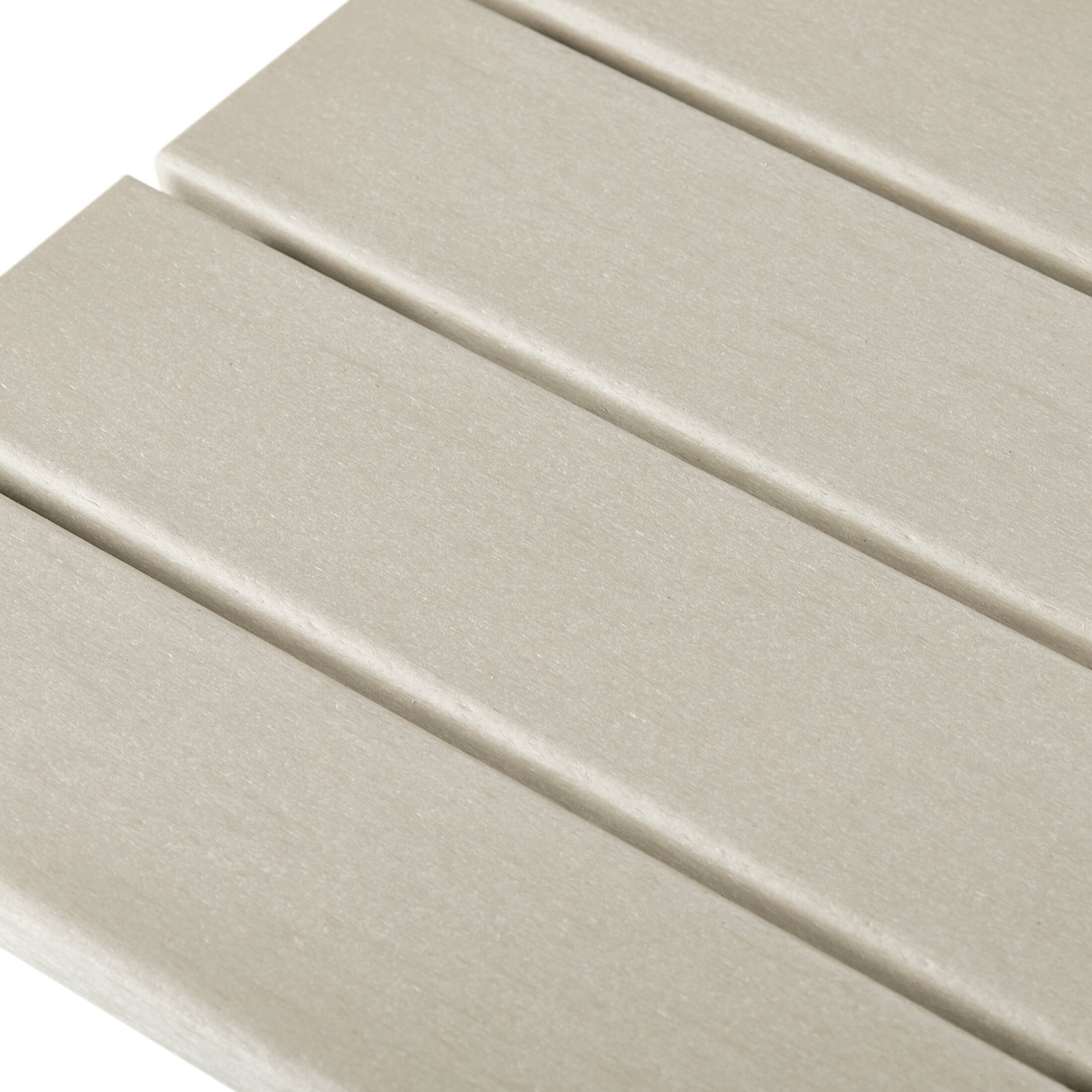 Alt View 5. WestinTrends - WestinTrends Malibu 14" square outdoor Side table for Adirondack chair - Sand.