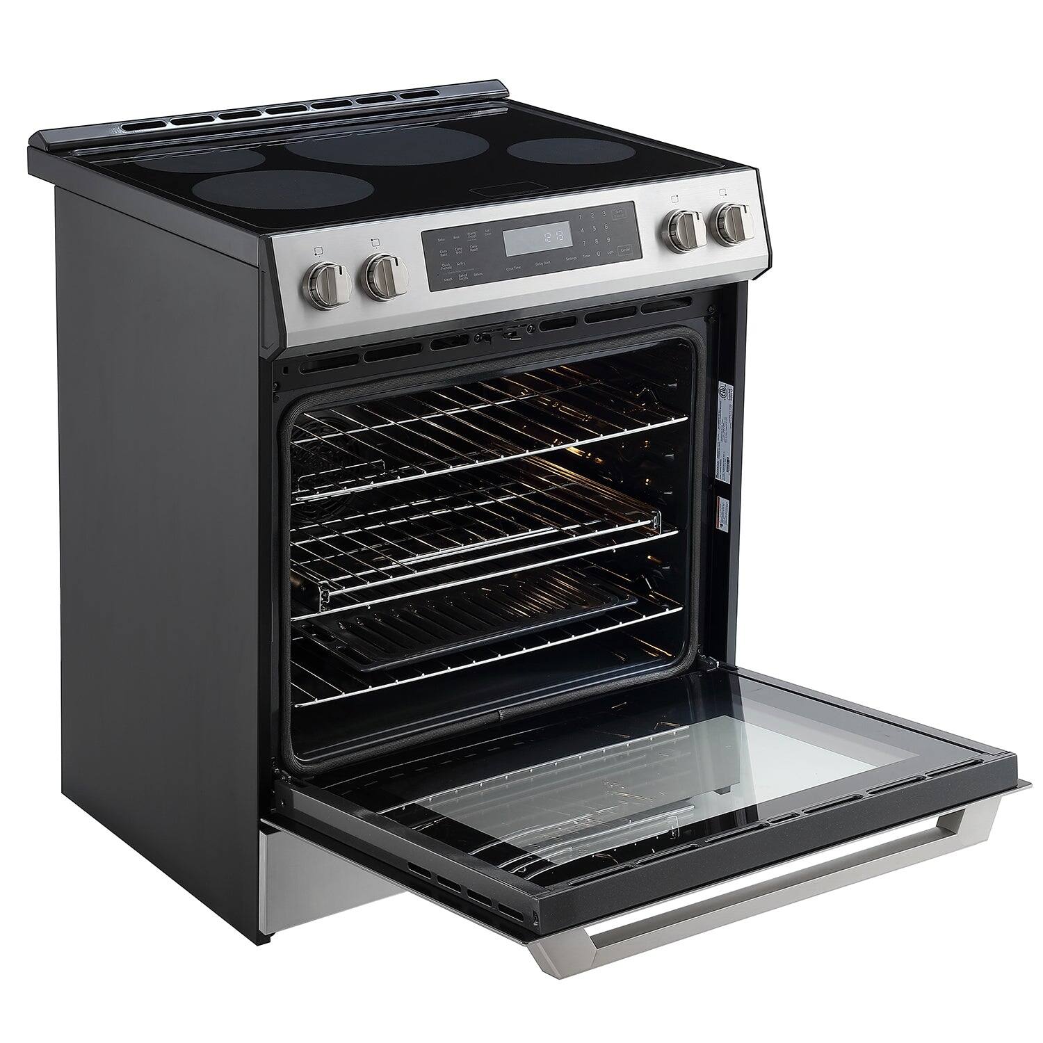 Back. Rangaire - Rangaire 30" Induction Range Self-cleaning Air Fry True Convection Oven Slide-in Stainless Steel RRI303GS - Stainless steel.