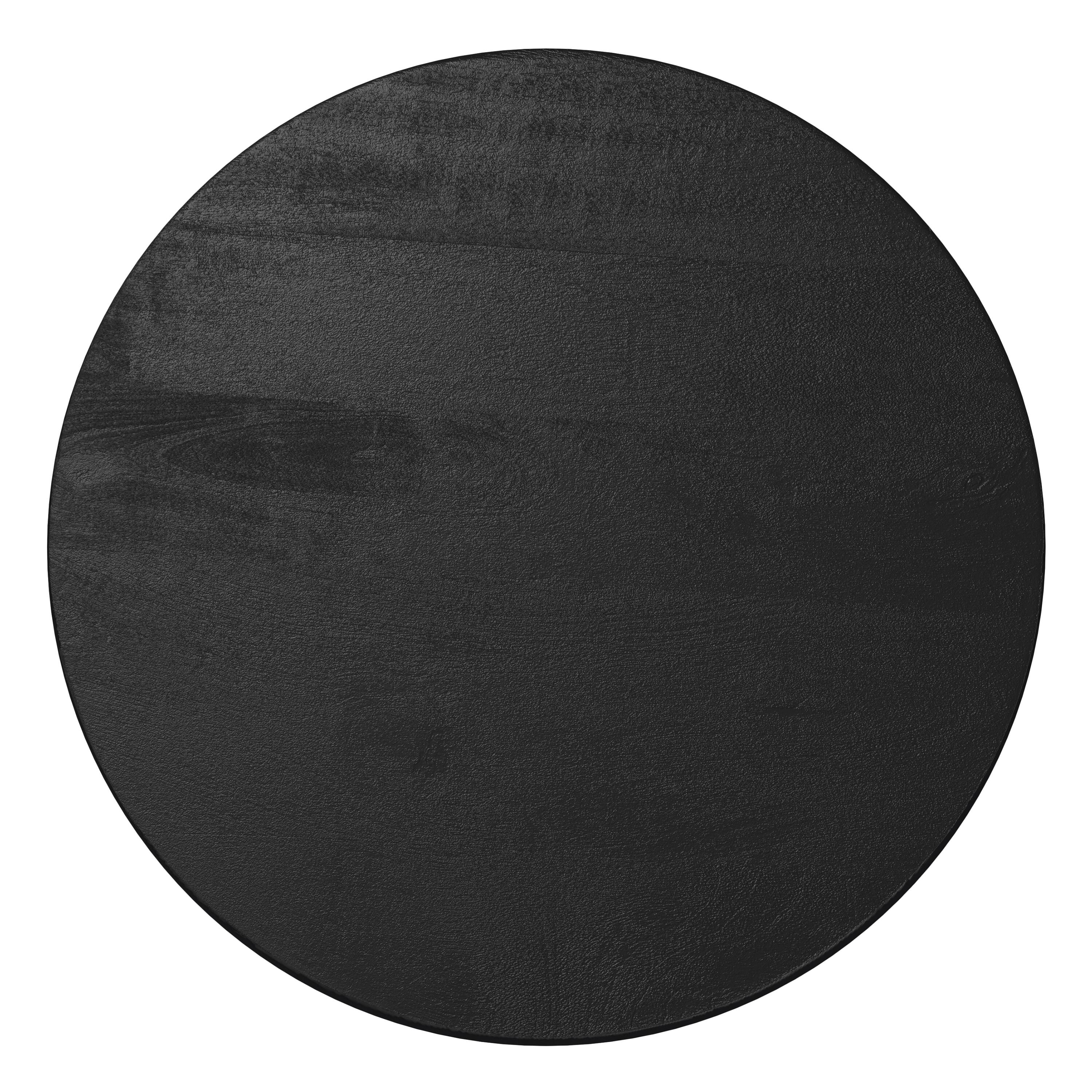 Alt View 1. Simpli Home - Robbie 16 inch Wide Solid Mango Wood Accent Table in Black - Black.