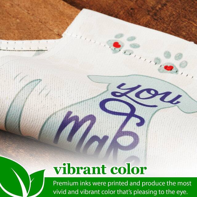 Premium inks were printed and produce the most vivid and vibrant color that's pleasing to the eye.