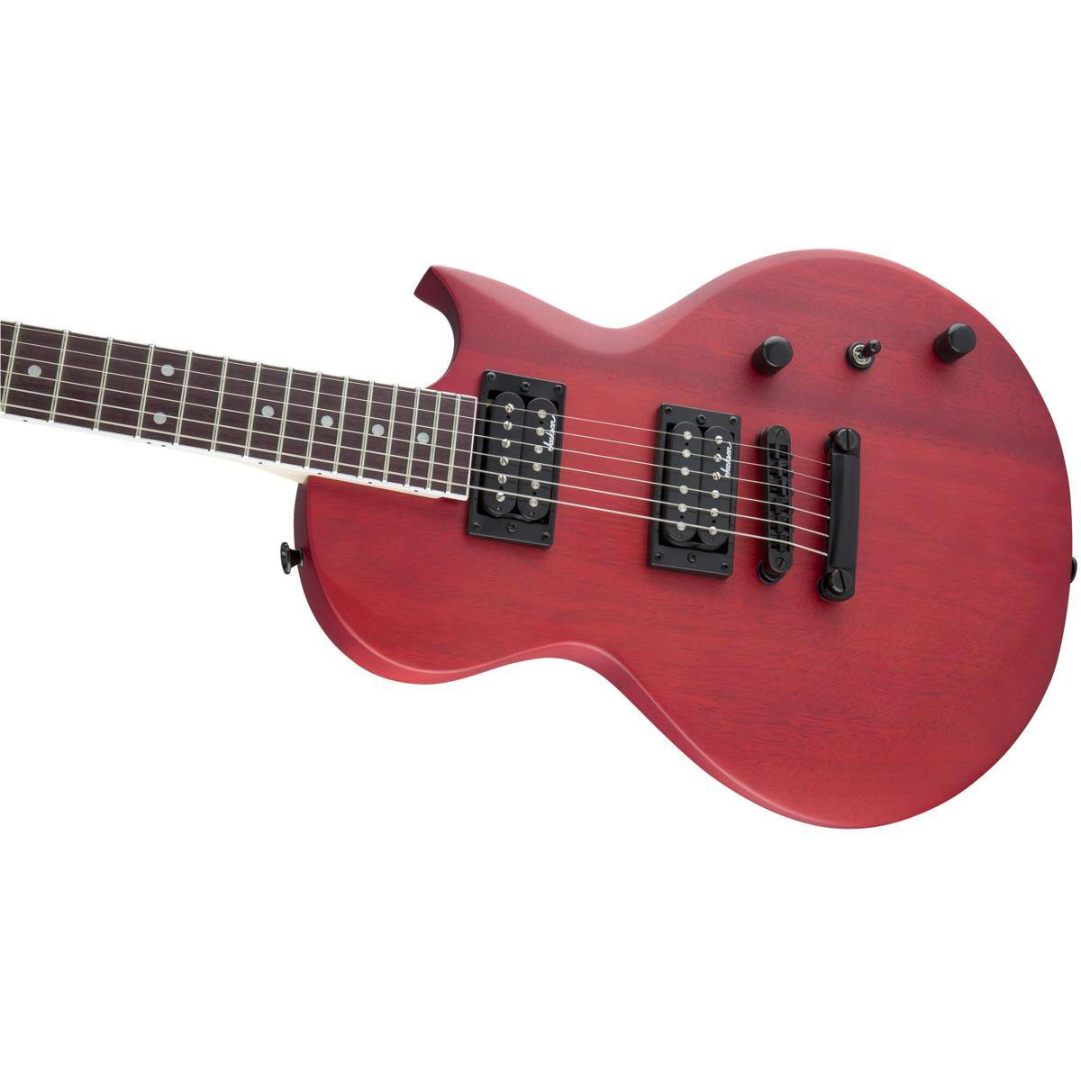 Alt View 6. Jackson - Jackson JS Series Monarkh SC JS22 Electric Guitar, Amaranth Fingerboard, Red Stain.