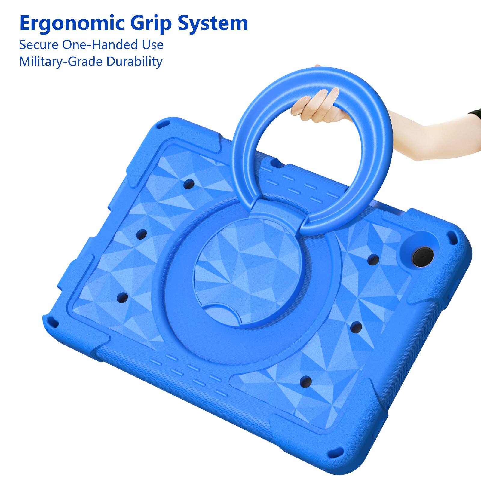 Ergonomic Grip System  
Secure One-Handed Use  
Military-Grade Durability