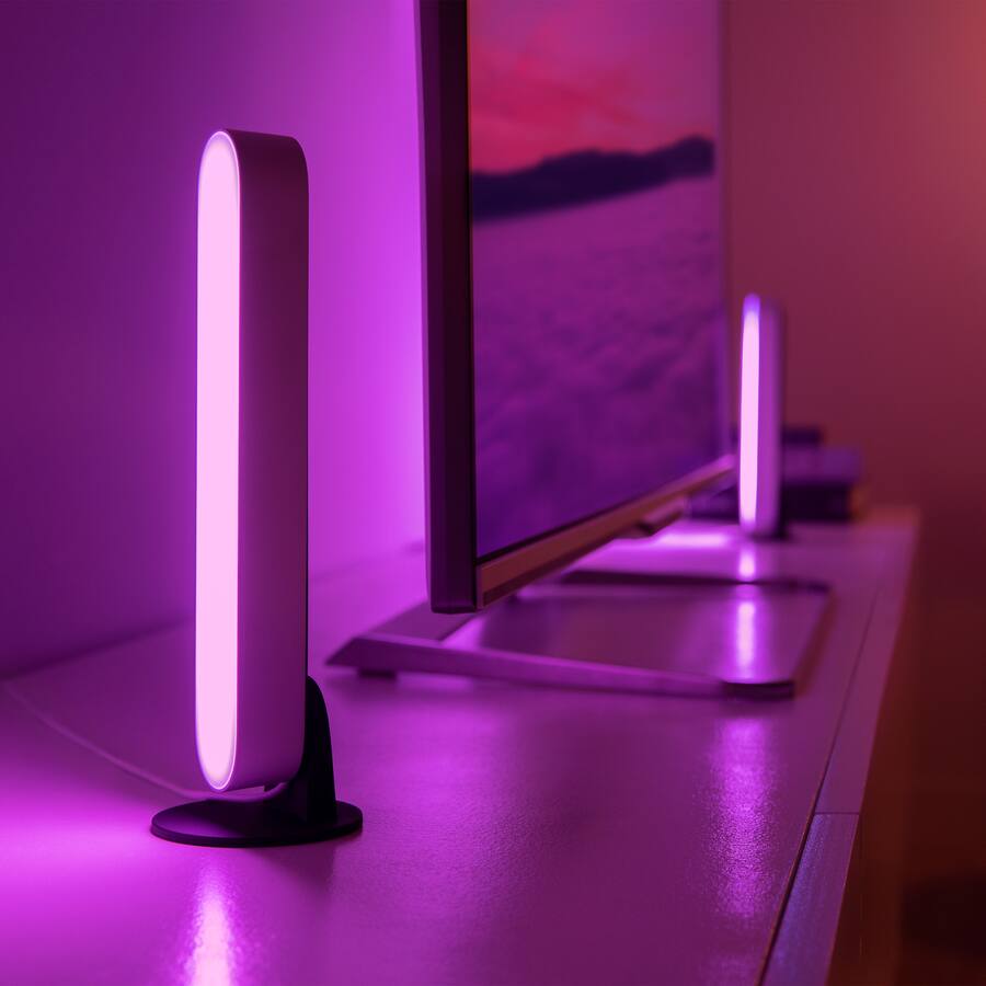 Philips Hue Play Smart LED Bar Light (2 Pack) White and Philips Hue Play Smart LED Bar Light (2 Pack) White and