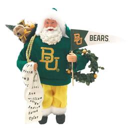 Santa's Workshop - Baylor Bears 12" Proud Santa - Green