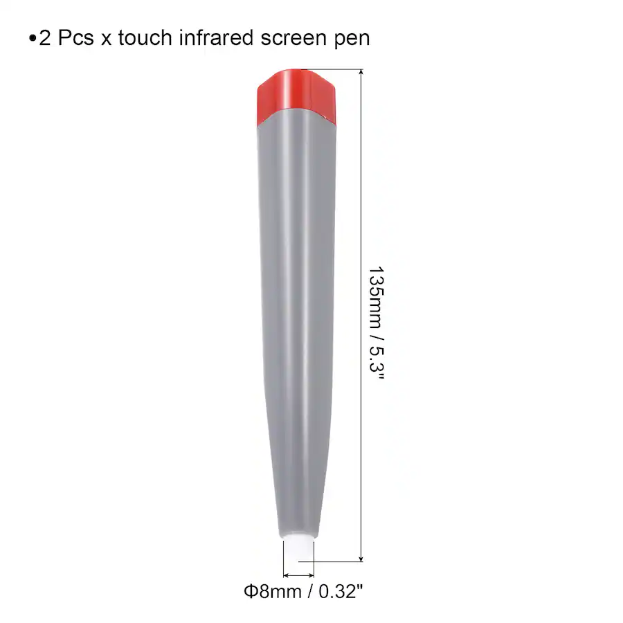 Unique Bargains 2pcs Touch Infrared Screen Pen Whiteboard Optical ...