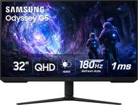 Samsung - 32" Odyssey G51F QHD 180Hz 1ms AMD FreeSync Gaming Monitor with HDR10 (DisplayPort, HDMI) - Black - Front_Zoom