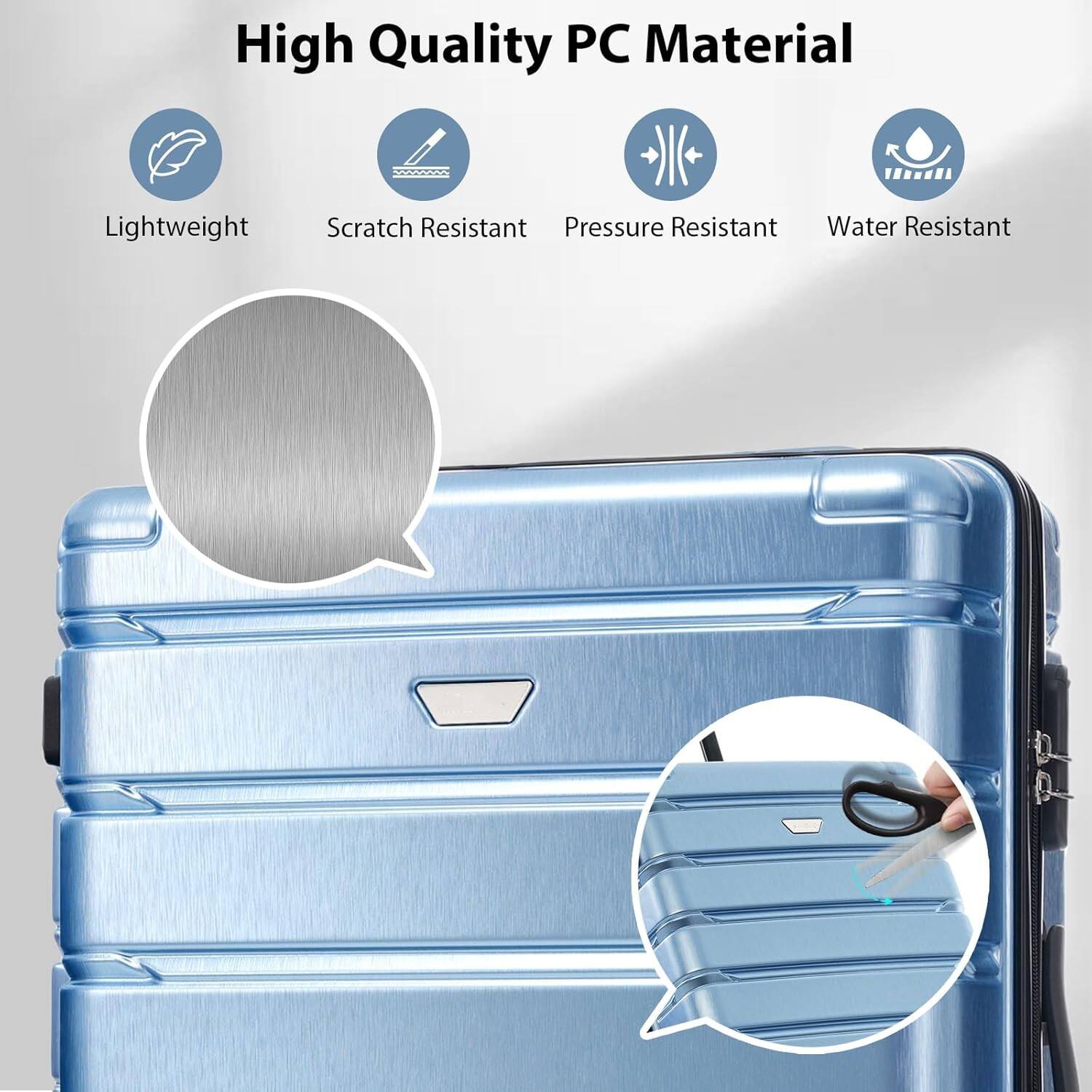 High Quality PC Material

- Lightweight
- Scratch Resistant
- Pressure Resistant
- Water Resistant