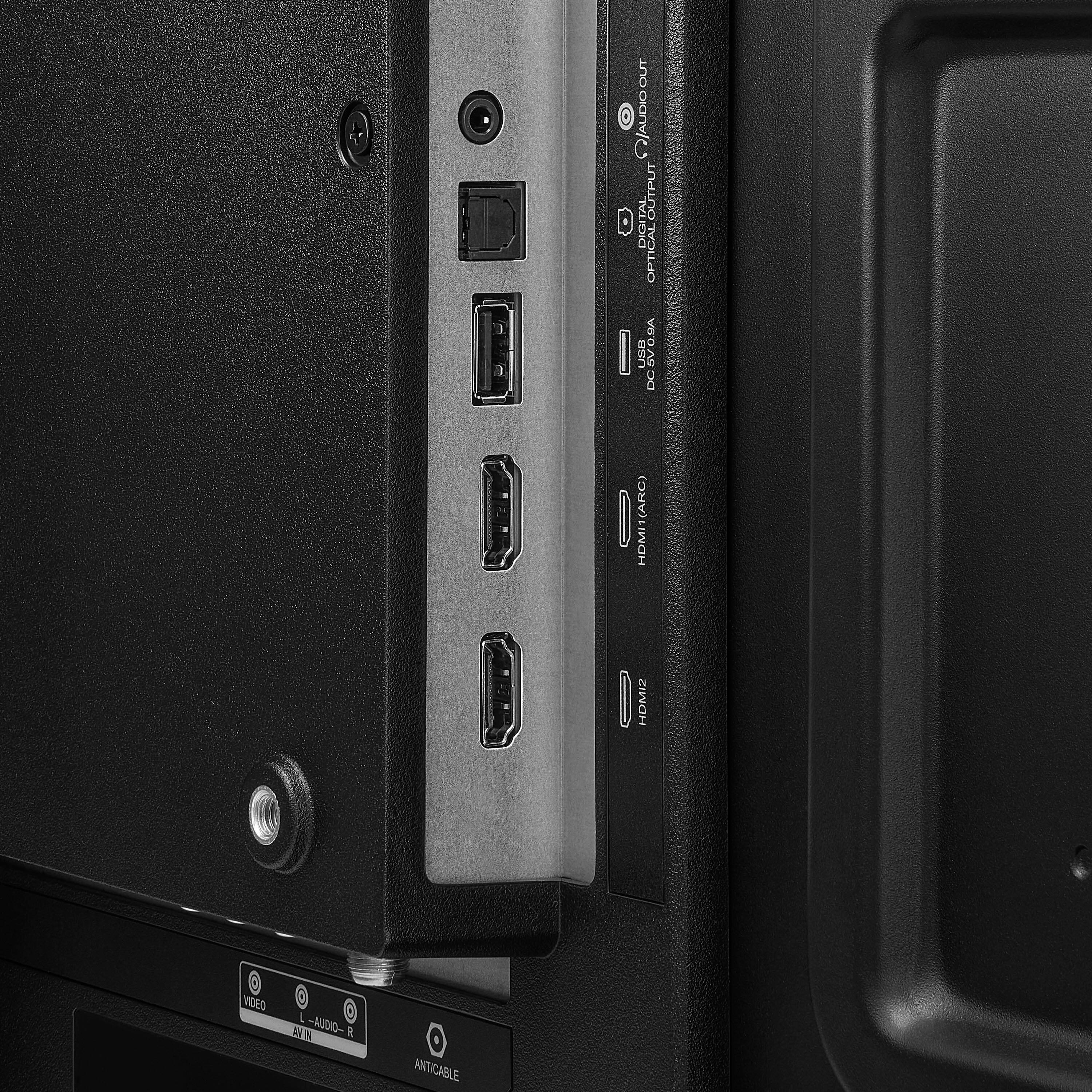 The text on the image reads: "OUT 0 /AUDIOOUT DIGITAL AUDIO OUTPUT DIGITAL OPTICAL OUTPUT (ARC) HDMI2.0 / VIDEO C WN - AUDIO - ANTICABLE."