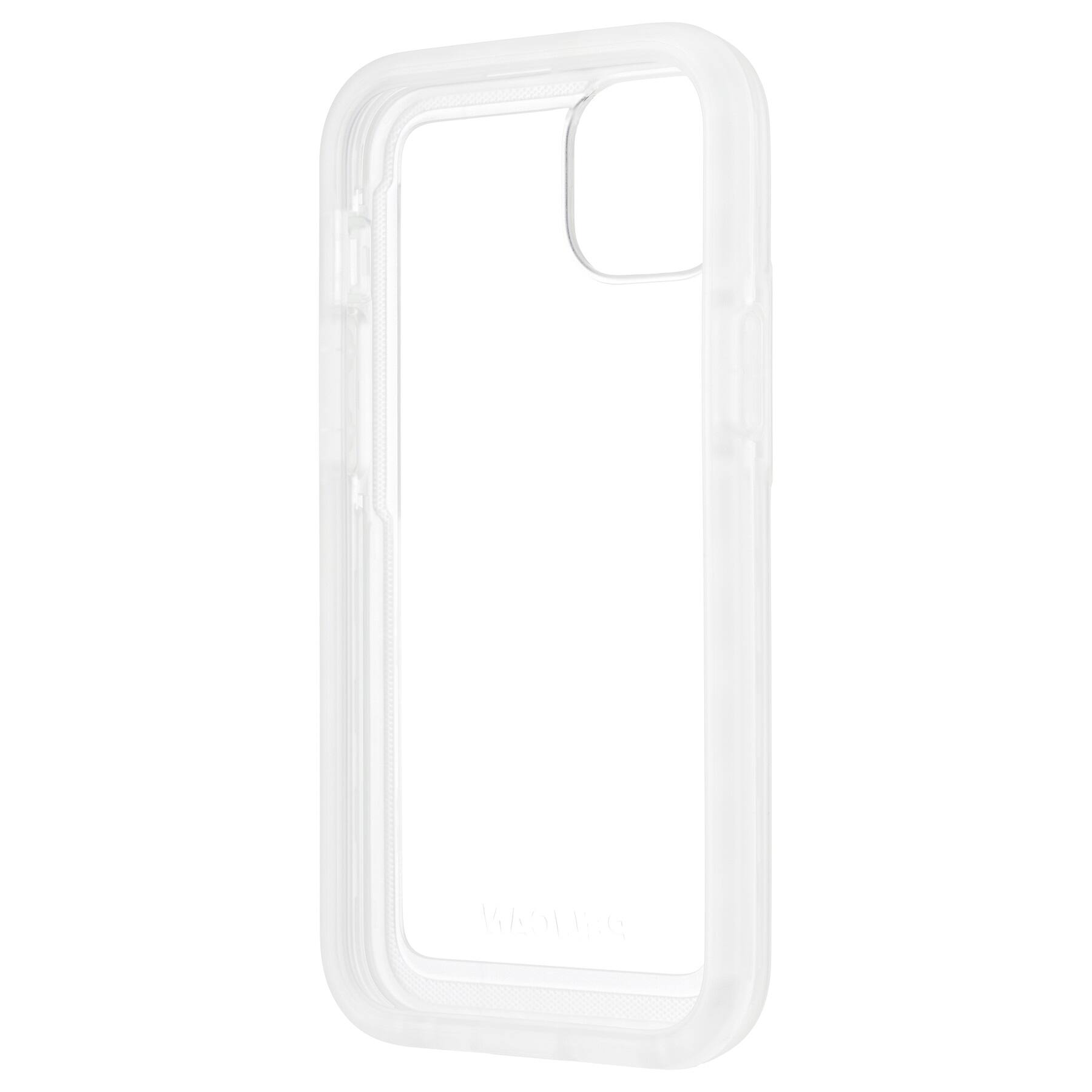 Alt View 3. Pelican - Voyager Antimicrobial Hardshell Case for Apple iPhone 14 Plus - Clear.