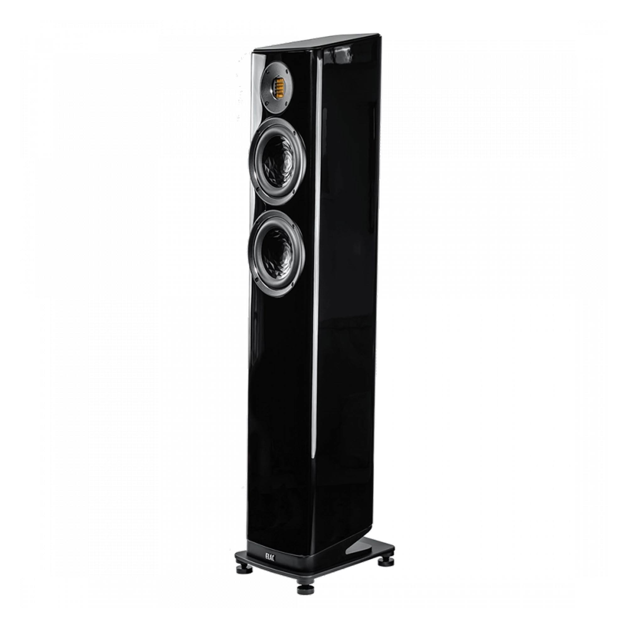 Alt View 10. ELAC - Elac VFS407.2-GB - 6" 2.5-Way Floorstanding Speaker - Gloss Black, Sold Individually - Black/Gray.