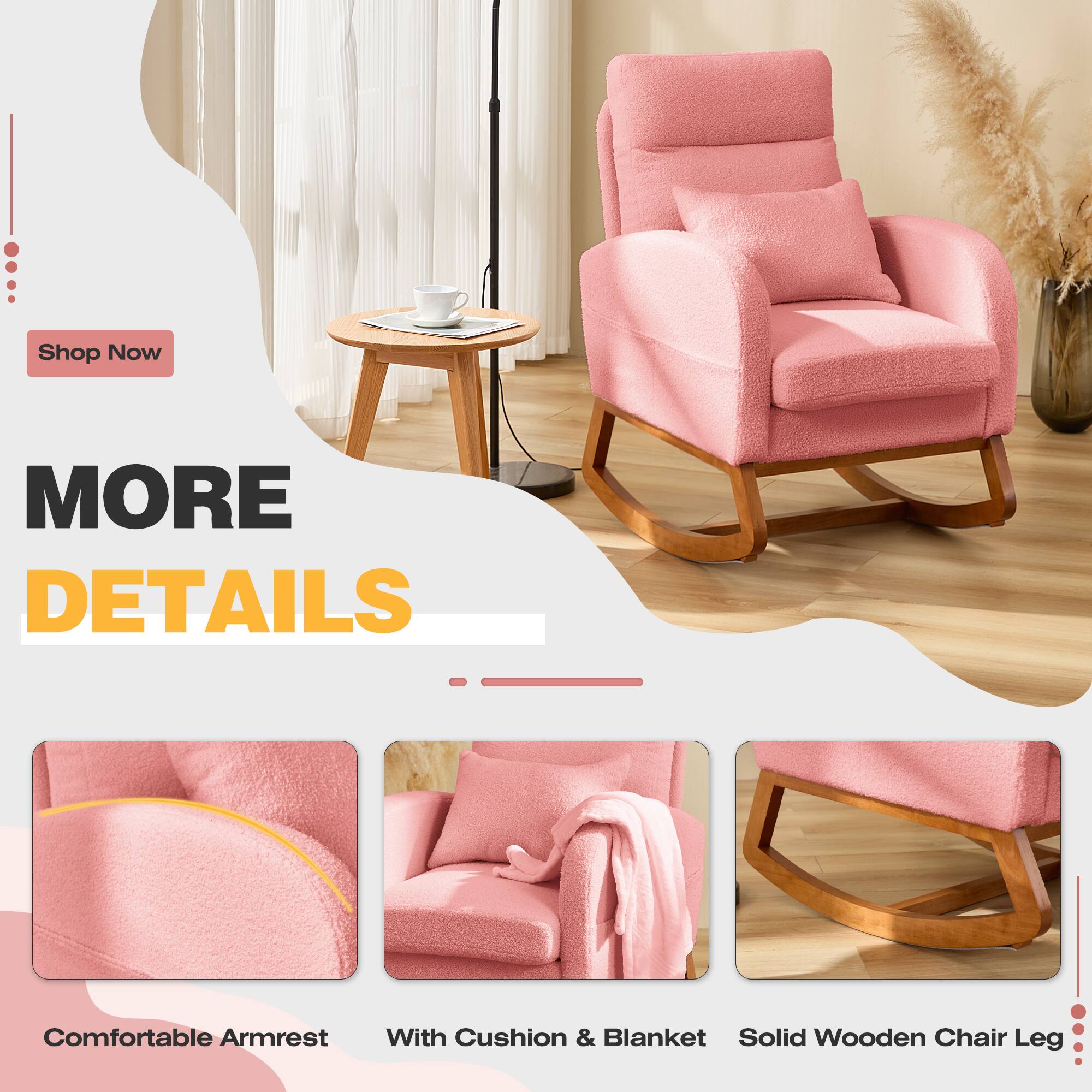 Shop Now

MORE DETAILS

Comfortable Armrest

With Cushion & Blanket

Solid Wooden Chair Leg