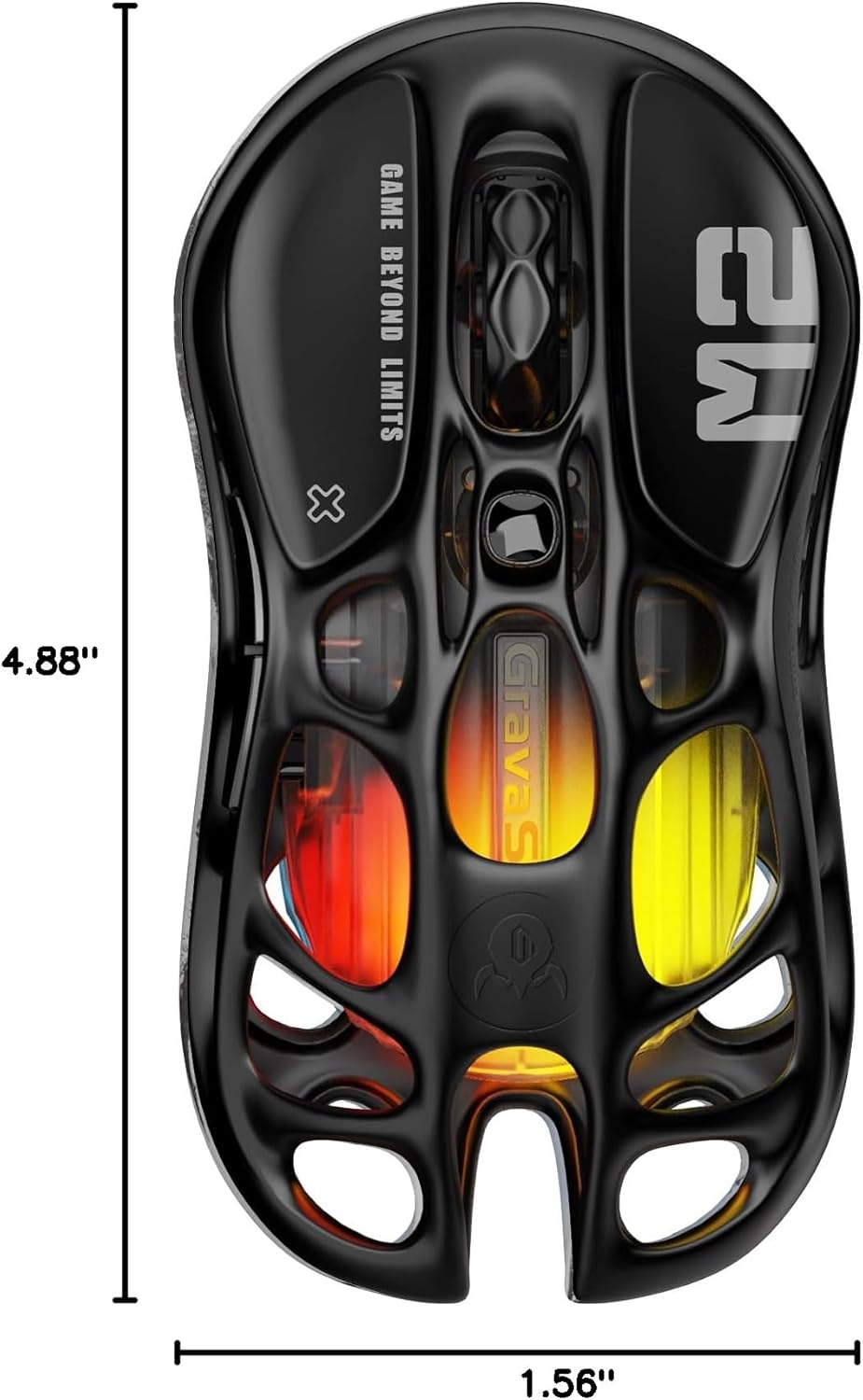 4.88" x GAME BEYOND LIMITS GravS P M2 1.56"