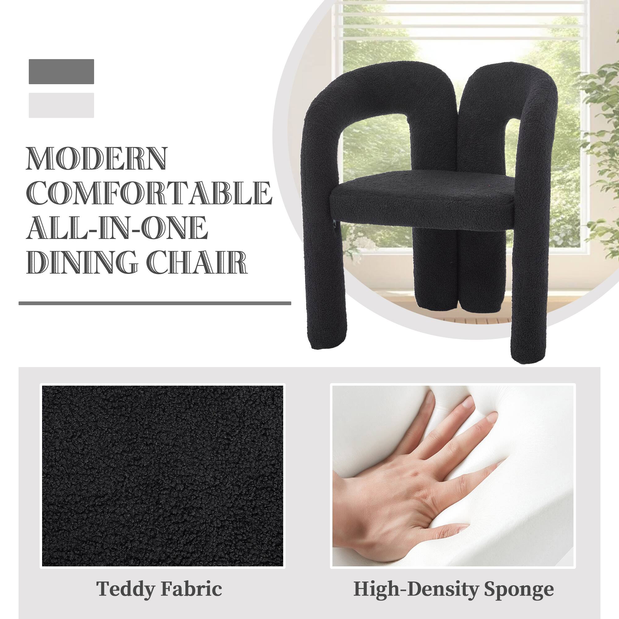 MODERN COMFORTABLE ALL-IN-ONE DINING CHAIR

Teddy Fabric

High-Density Sponge